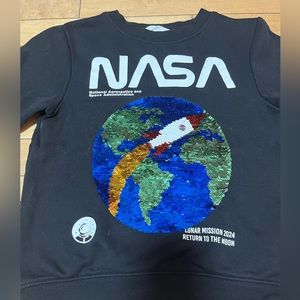 NASA Sequin changing sweatshirt
